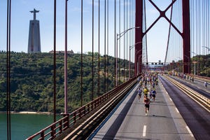 the spectacular lisbon half marathon