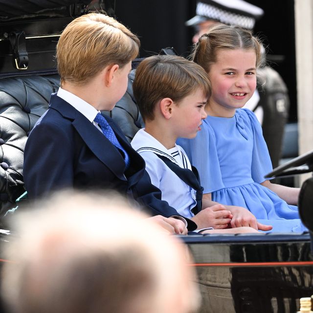 Prince George, Princess Charlotte, & Prince Louis Make Their Trooping ...