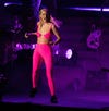 Lorde's sexy new look! The singer, 25, models a hot pink bra that flashes  her toned tummy in Vegas