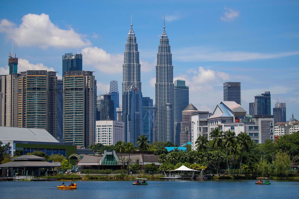 mandatory credit photo by fazry ismailepa efeshutterstock 14032693aa general view of the petronas twin towers in the distance in kuala lumpur, malaysia, 02 august 2023 'an increase in the annual population growth rate of 21 percent will make the total population of malaysia in 2023 which is estimated at 334 million as compared to 327 million in 2022', according to the department of statistics malaysia dosmmalaysia's population to grow 21 percent in 2023, kuala lumpur 02 aug 2023