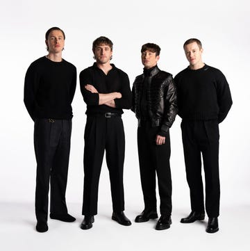 ©2025 ctmg, inc. mandatory credit: photo by john russo/shutterstock (15232625a) las vegas, nv march 31, 2025 sony pictures announces the cast of the beatles a four film cinematic event, directed by sam mendes. (l to r) harris dickinson (john lennon), paul mescal (paul mccartney), barry keoghan (ringo starr), and joseph quinn (george harrison). in theaters april 2028. photo by: john russo sony pictures announces cast of the beatles a four film cinematic event, las vegas, nevada, usa 31 mar 2025 ©2025 ctmg, inc. mandatory credit: photo by john russo/shutterstock (15232625a) las vegas, nv march 31, 2025 sony pictures announces the cast of the beatles a four film cinematic event, directed by sam mendes. (l to r) harris dickinson (john lennon), paul mescal (paul mccartney), barry keoghan (ringo starr), and joseph quinn (george harrison). in theaters april 2028. photo by: john russo sony pictures announces cast of the beatles a four film cinematic event, las vegas, nevada, usa 31 mar 2025