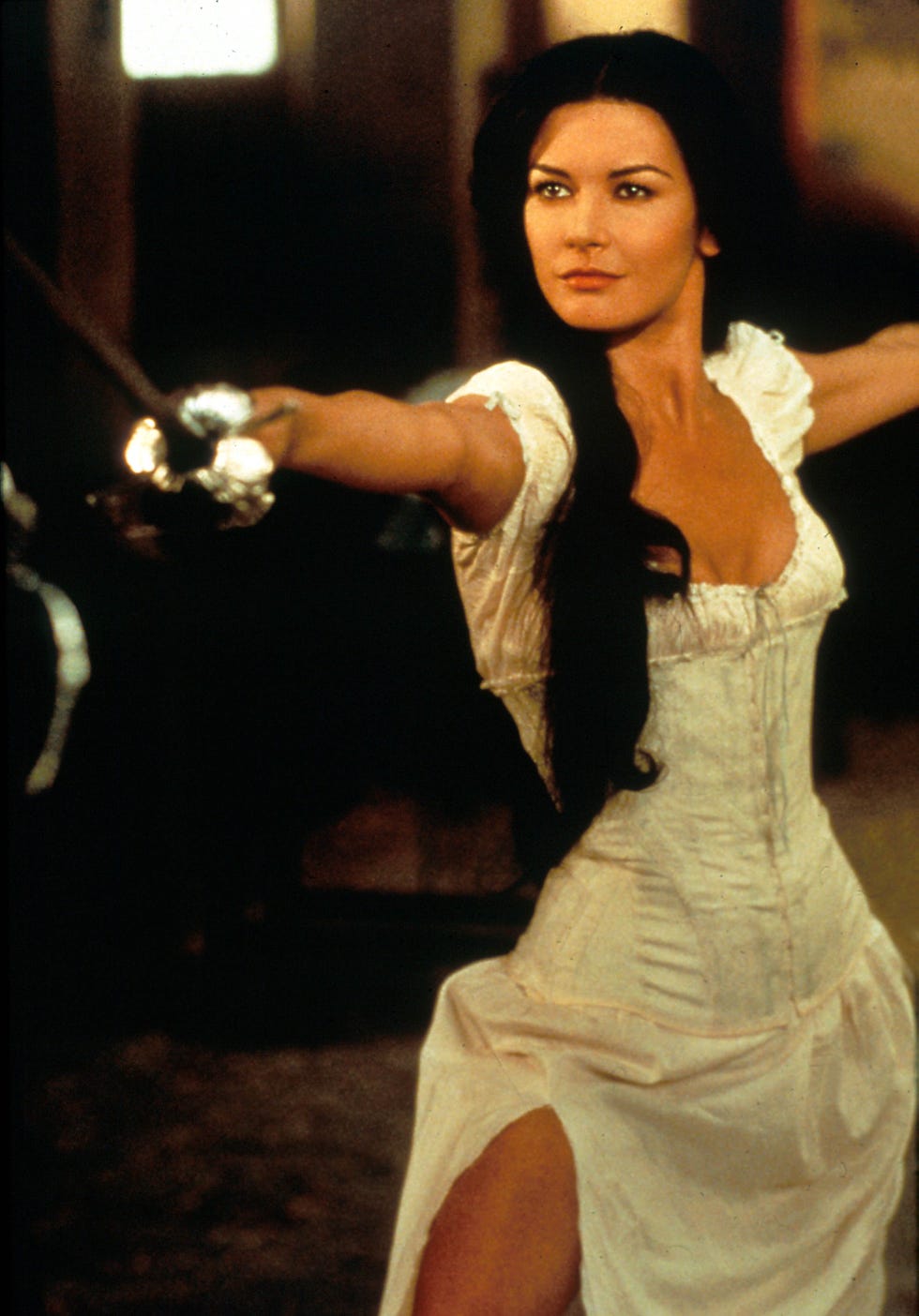editorial use only. no book cover usage. mandatory credit: photo by moviestore/shutterstock (1660421a) the mask of zorro, catherine zeta jones film and television