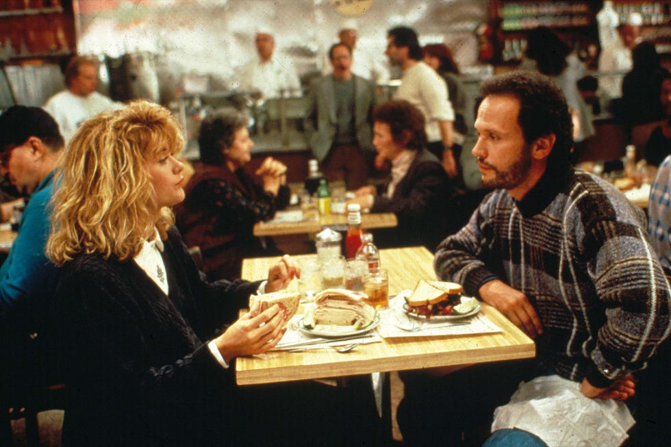 editorial use only no book cover usage mandatory credit photo by moviestoreshutterstock 1661948a when harry met sally, meg ryan, billy crystal film and television