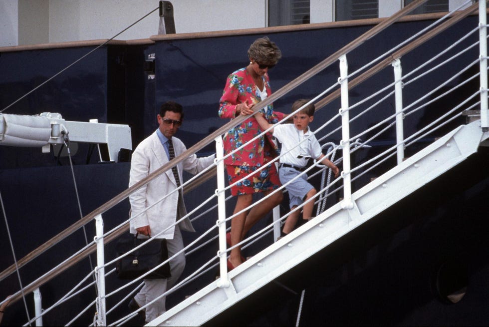 diana on yacht photo