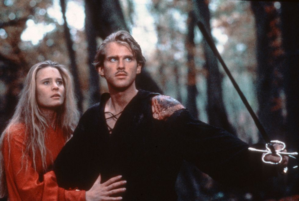 Cary Elwes and Robin Wright in The Princess Bride (1987). 