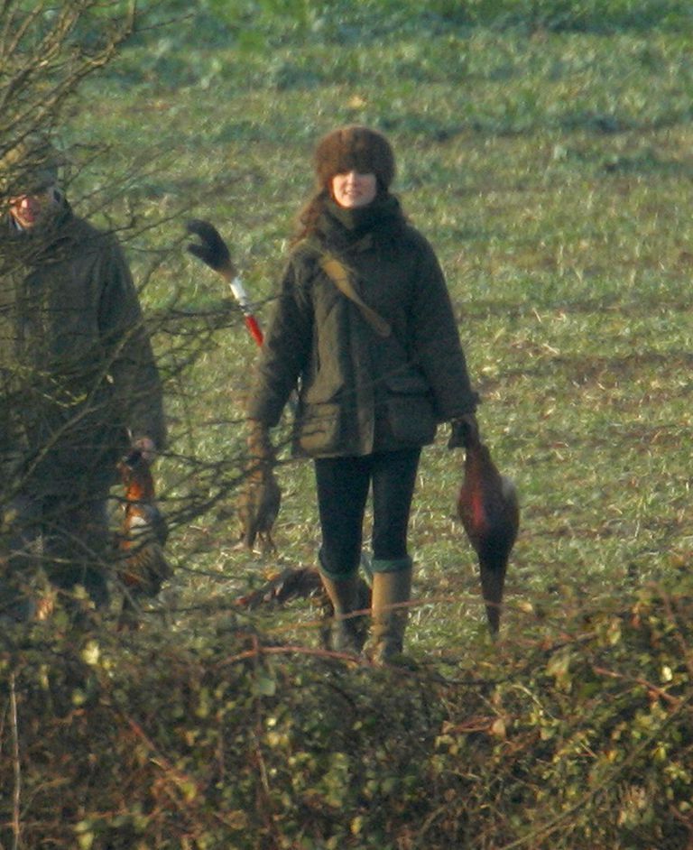 kate middleton hunting