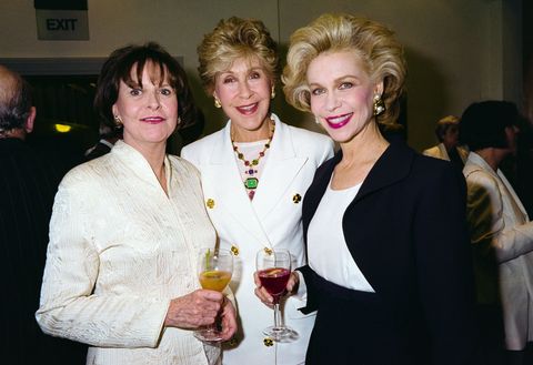 mandatory credit photo by alan davidsonshutterstock 9789918f
marguerite littman with betsy bloomingdale and lynn wyatt
suddenly last summer preview in aid of aids crisis trust london, uk   27 jun 1992