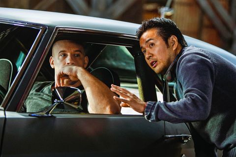 editorial use only no book cover usagemandatory credit photo by snap stillsshutterstock 2047322qfast  furious   vin diesel and justin lin'fast  furious' film   2009