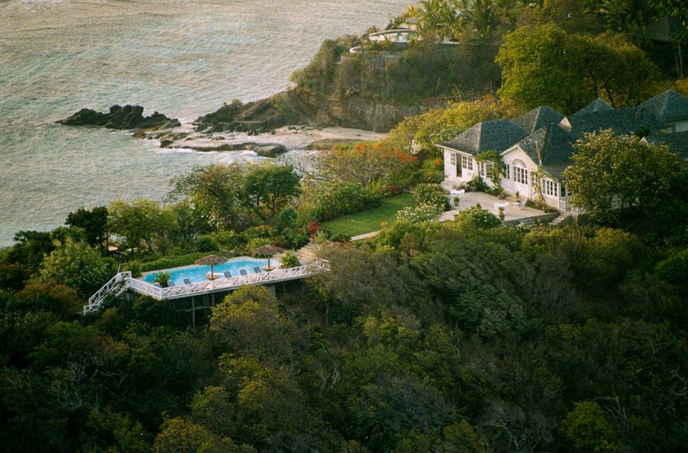 PRINCESS MAGARET’S HOUSE ON MUSTIQUE ISLAND1992