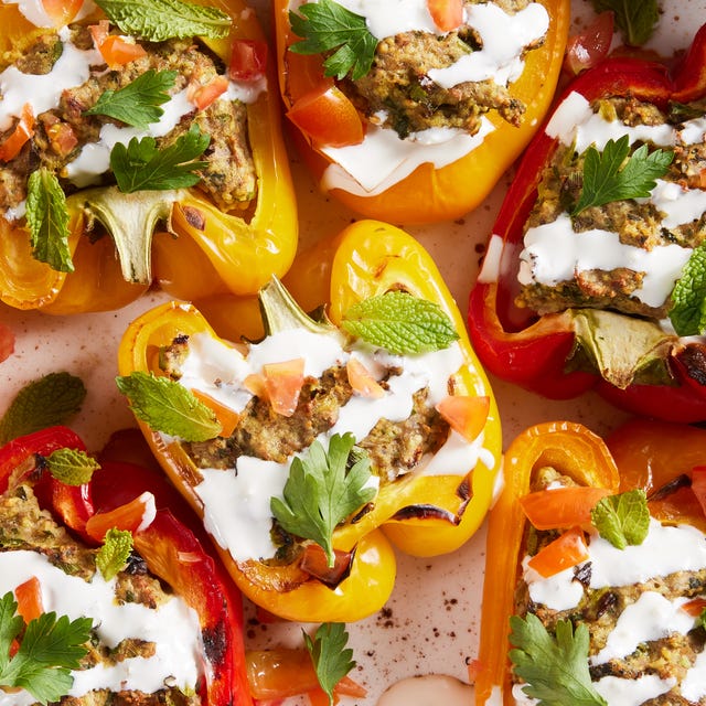 Best Shawarma-Stuffed Peppers Recipe - How To Make Shawarma Peppers