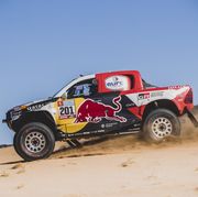 nasser al attiyah qat for toyota gazoo racing races during qualifying stage of rally dakar 2022 jeddah to ha’il, saudi arabia on january 01, 2022  si202201010115  usage for editorial use only