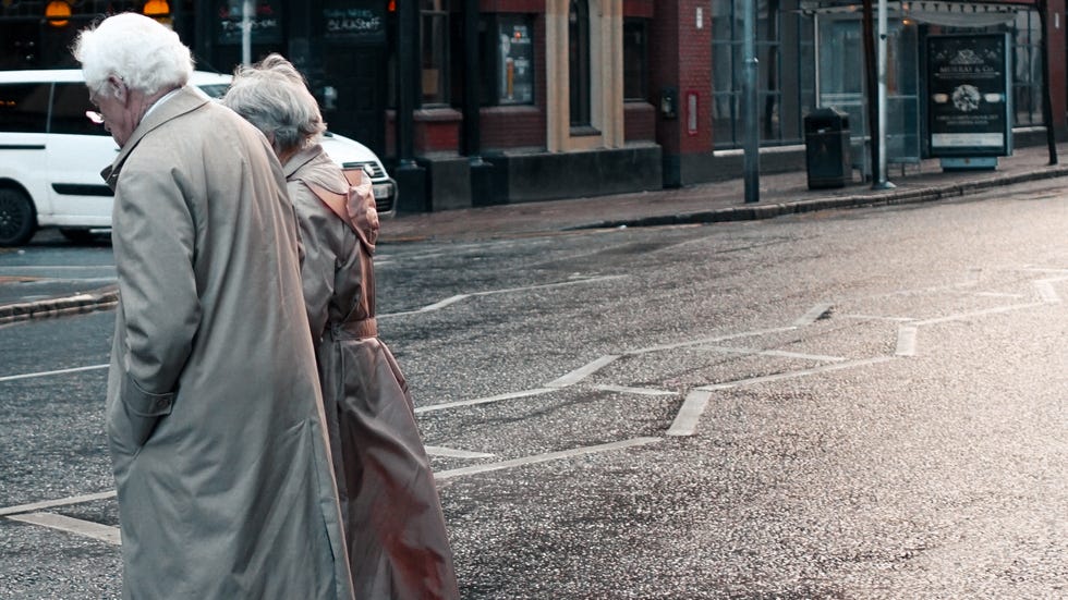 People, Street, Urban area, Human, Infrastructure, Pedestrian, Road, Outerwear, Road surface, Photography, 