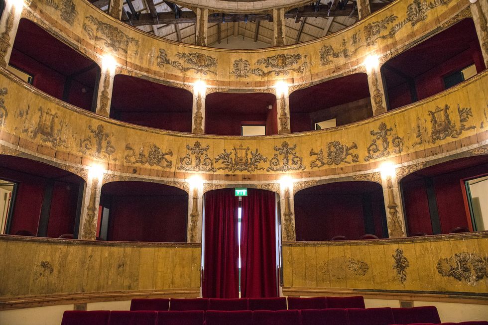 Italy, Sicily, Mazara del Vallo, Garibaldi theatre