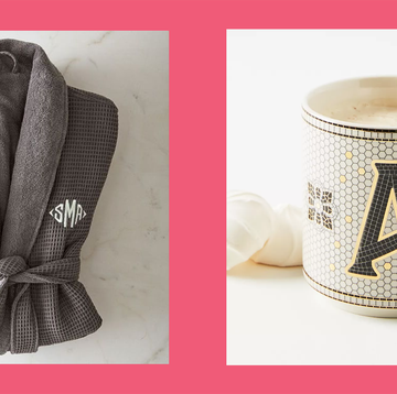 best personalized gifts pottery barn waffle robe anthropologie bistro tile mug