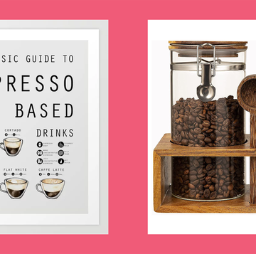 coffee gifts society6 the basic guide to espresso based drinks print yangbaga glass coffee canisters