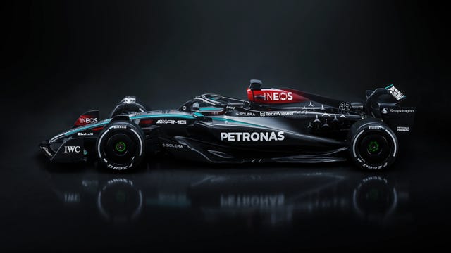 Lewis Hamilton's Last Mercedes Is More Black Than Silver