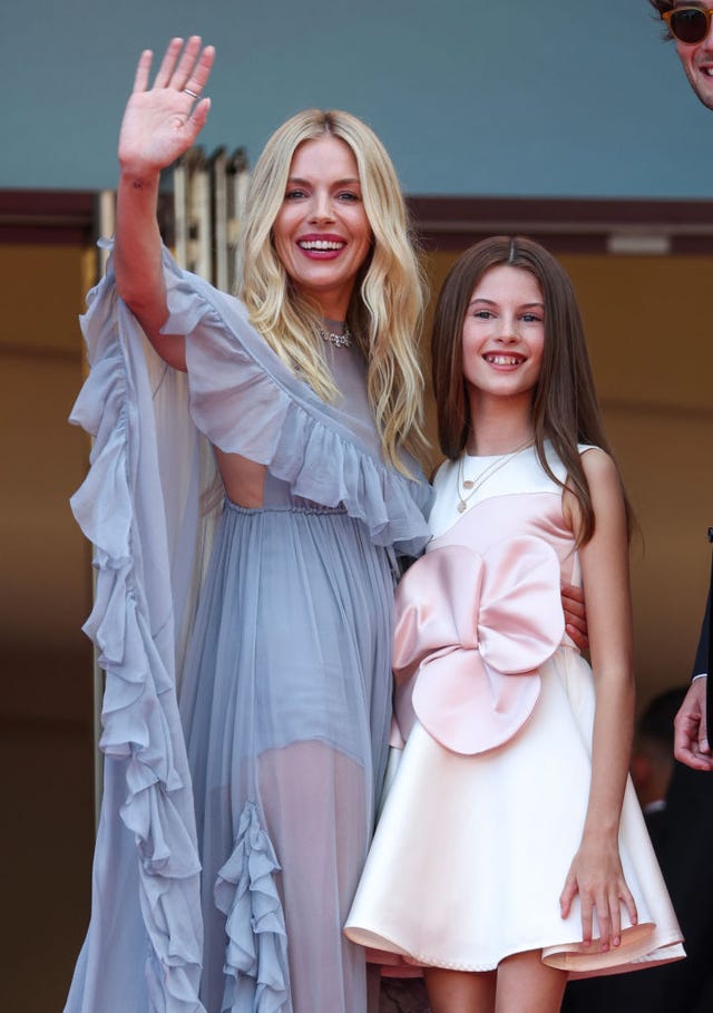 Sienna Miller and daughter Marlowe take to red carpet at Cannes