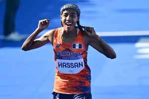 sifan hassan en la maratón de los juegos olímpicos de paris 2024