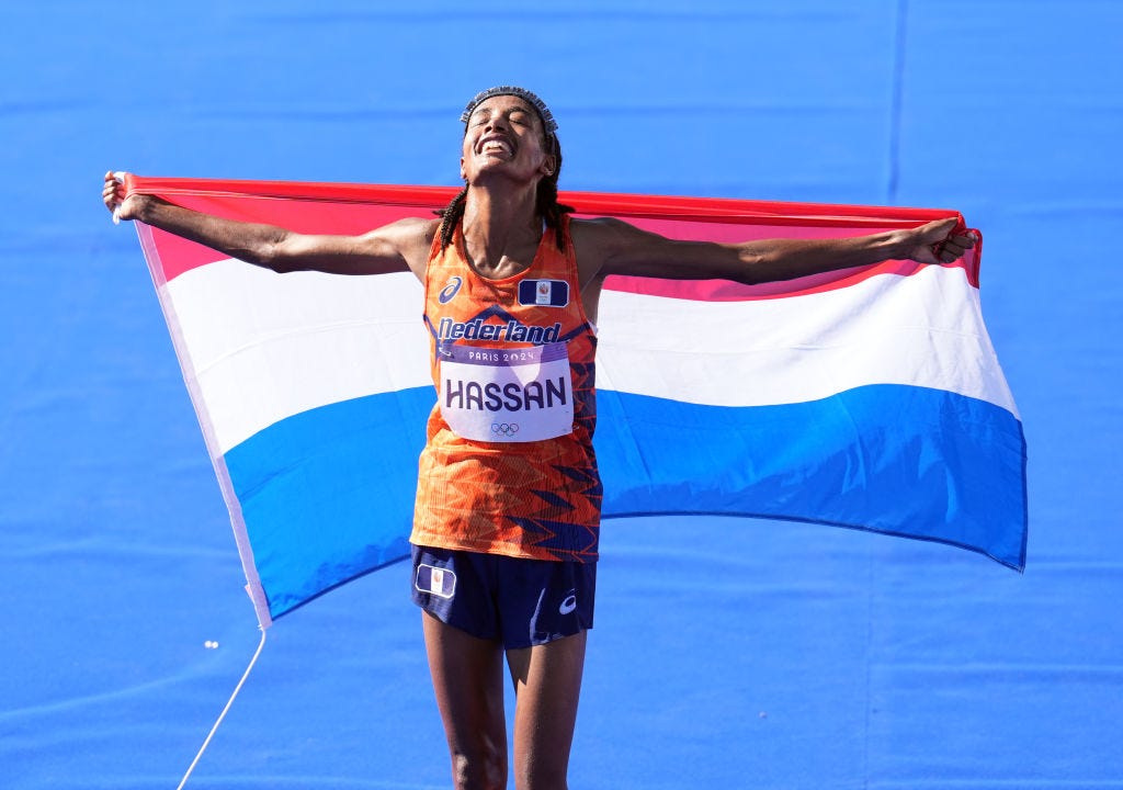 Sifan Hassan takes GOLD in the Olympic marathon