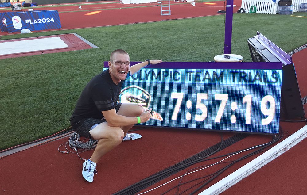 Derek Call at Hayward Field