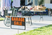 Sign at a garage sale