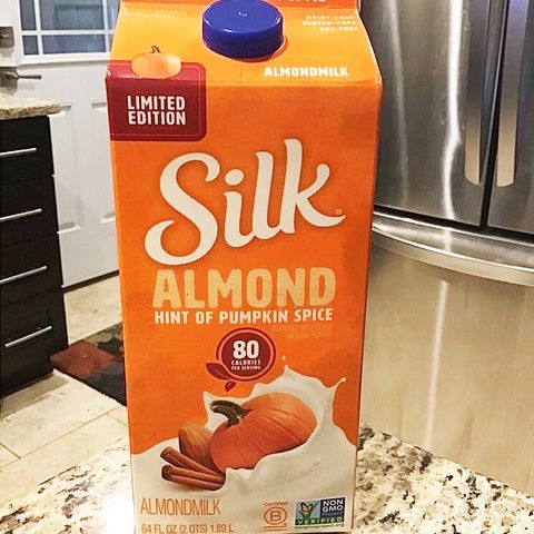silk pumpkin spice almond milk