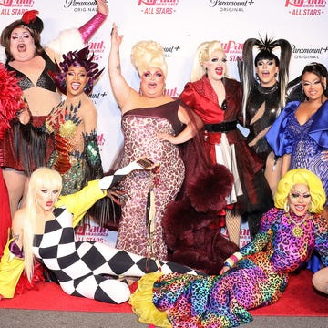 paramount rupaul's drag race all stars cast celebrate the s6 premiere at drive n' drag in new york city