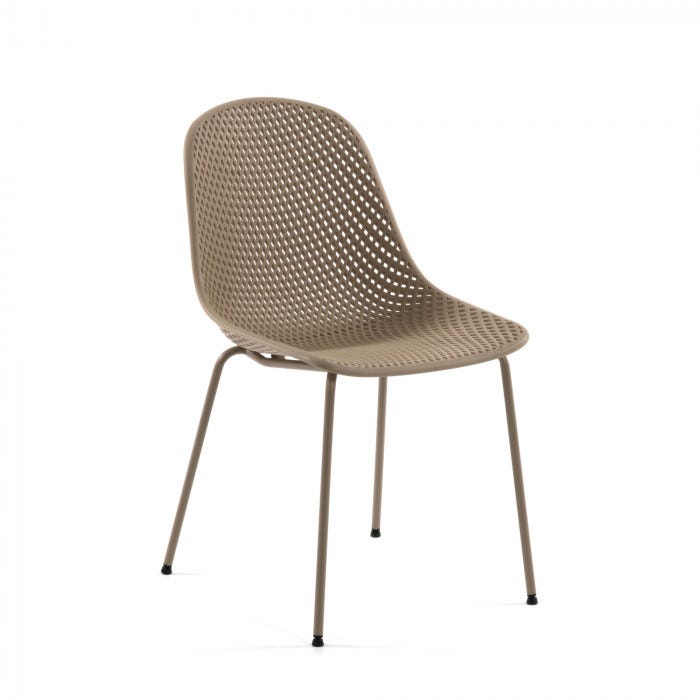 Silla Quinby, de plástico reciclable, de Kave Home