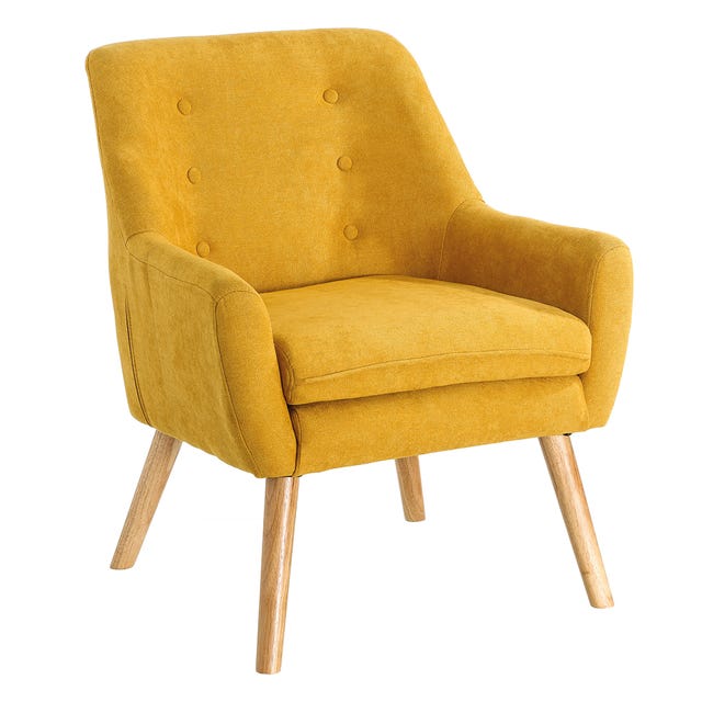 Butaca amarillo mostaza