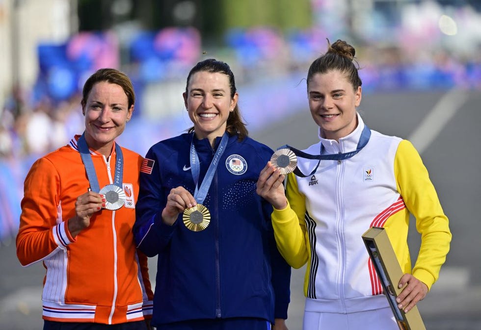 Kristen Faulkner Wins Road Race Gold 204 Paris Olympics