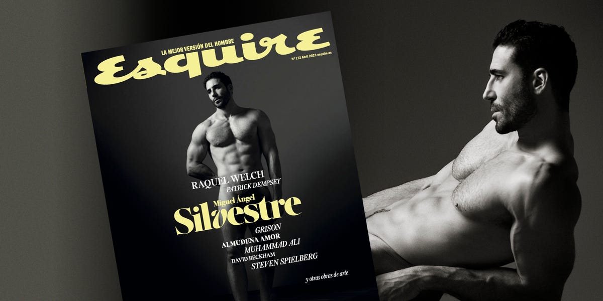 Miguel Ángel Silvestre, portada del número de Esquire de abril