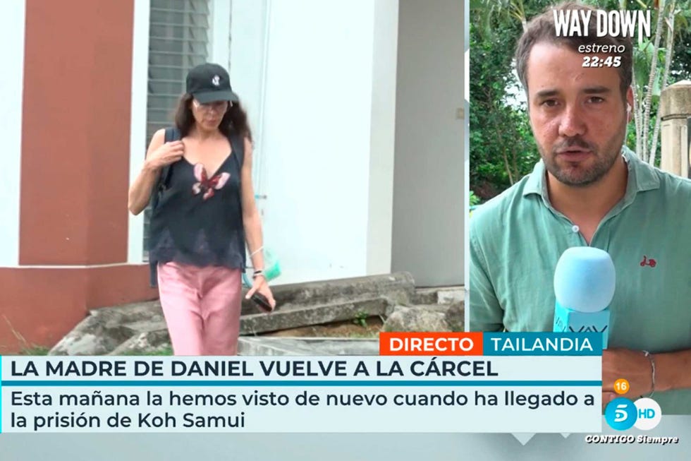 silvia bronchalo visita a su hijo en la carcel de koh samui