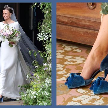 olivia henson blue wedding shoes