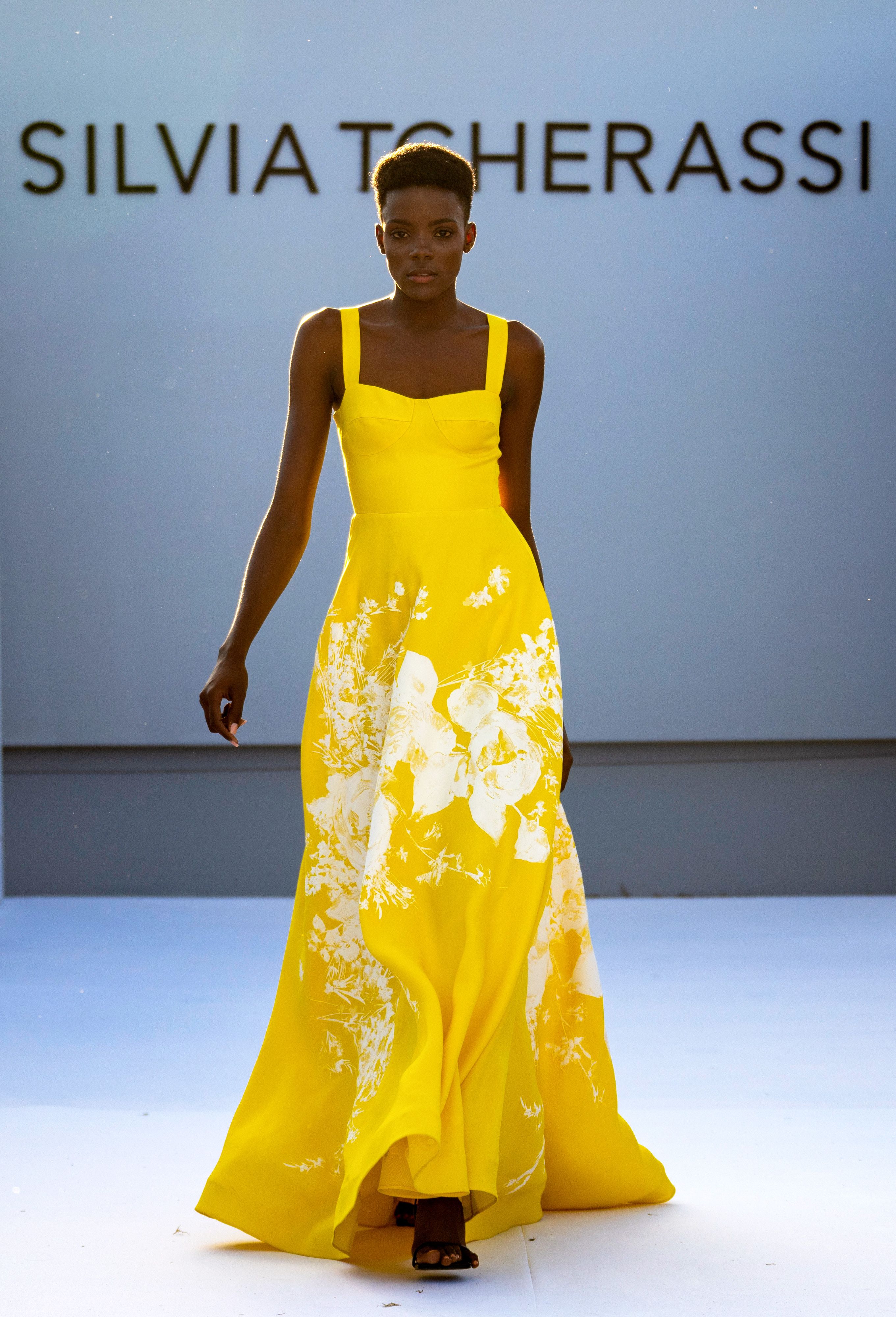 Silvia tcherassi 2025 yellow dress