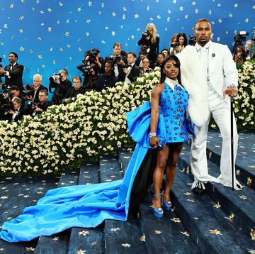 the 2025 met gala celebrating "superfine: tailoring black style" arrivals