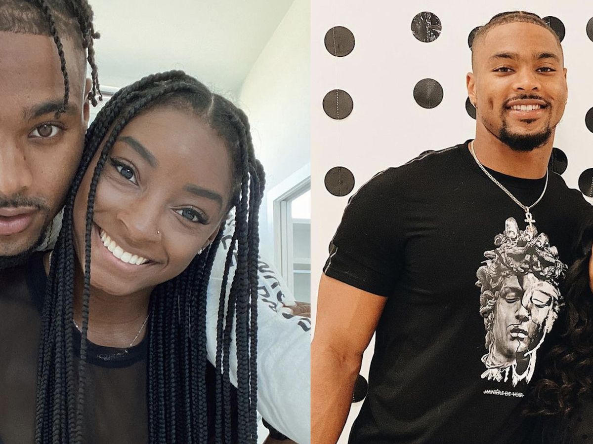 Simone Biles' Chic Game Day Outfits to Support Husband Jonathan