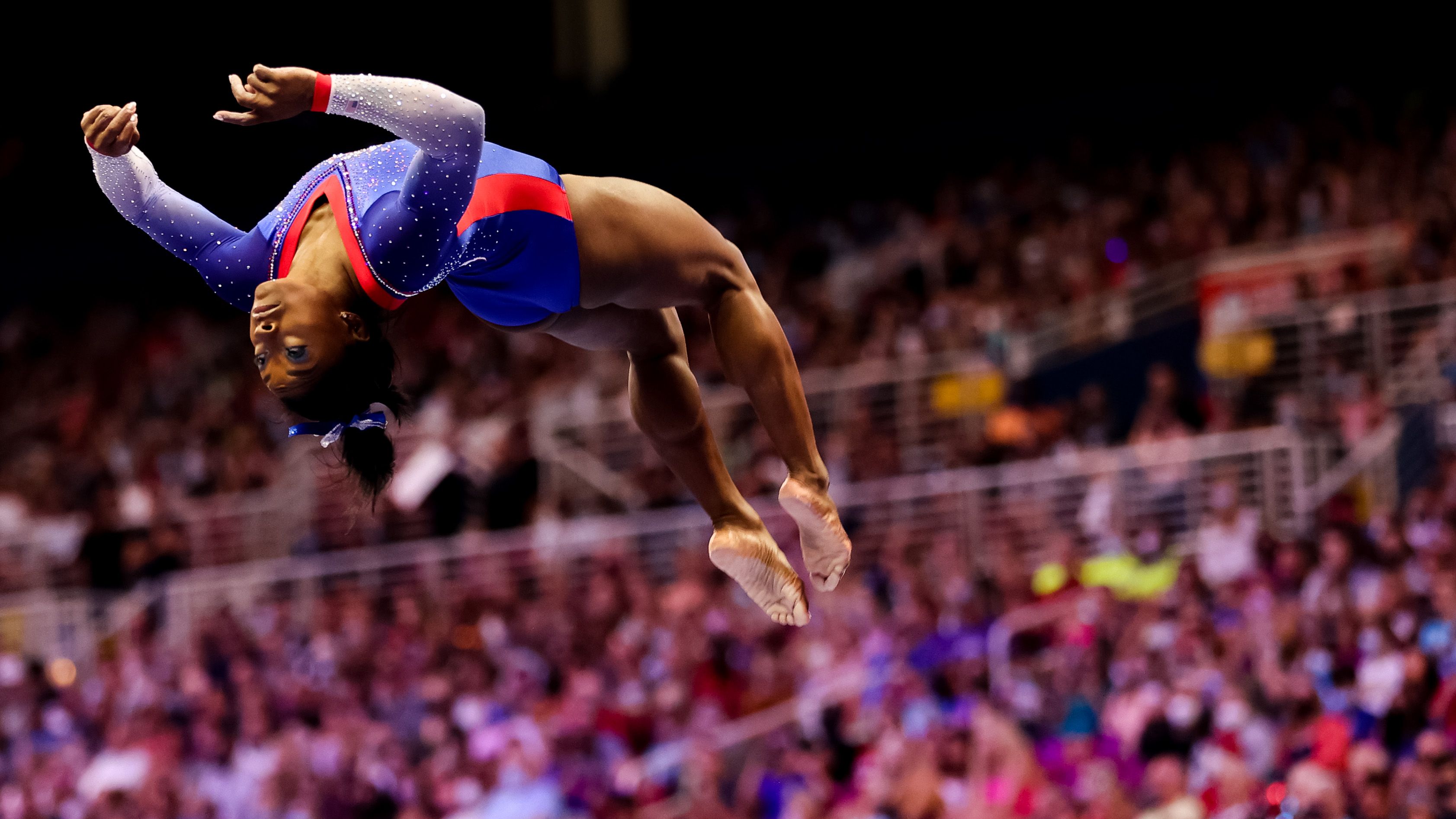 Watch Simone Biles Be the G.O.A.T. With Her Floor Routine at the Olympic  Trials