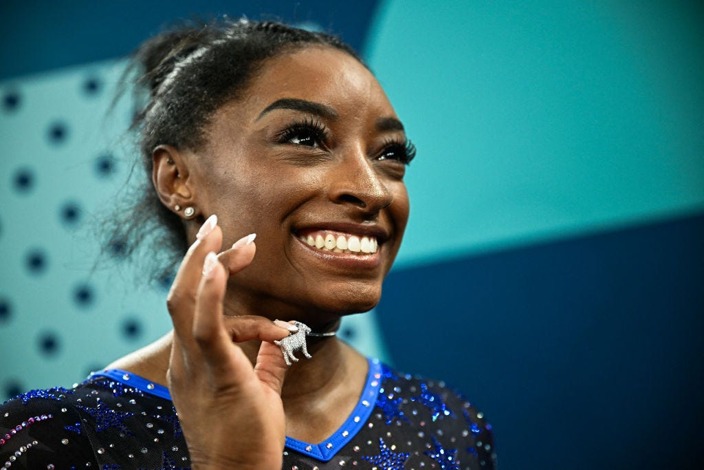 Simone Biles’ Goat Necklace Was Custom-Made With 546 Diamonds: All About ...