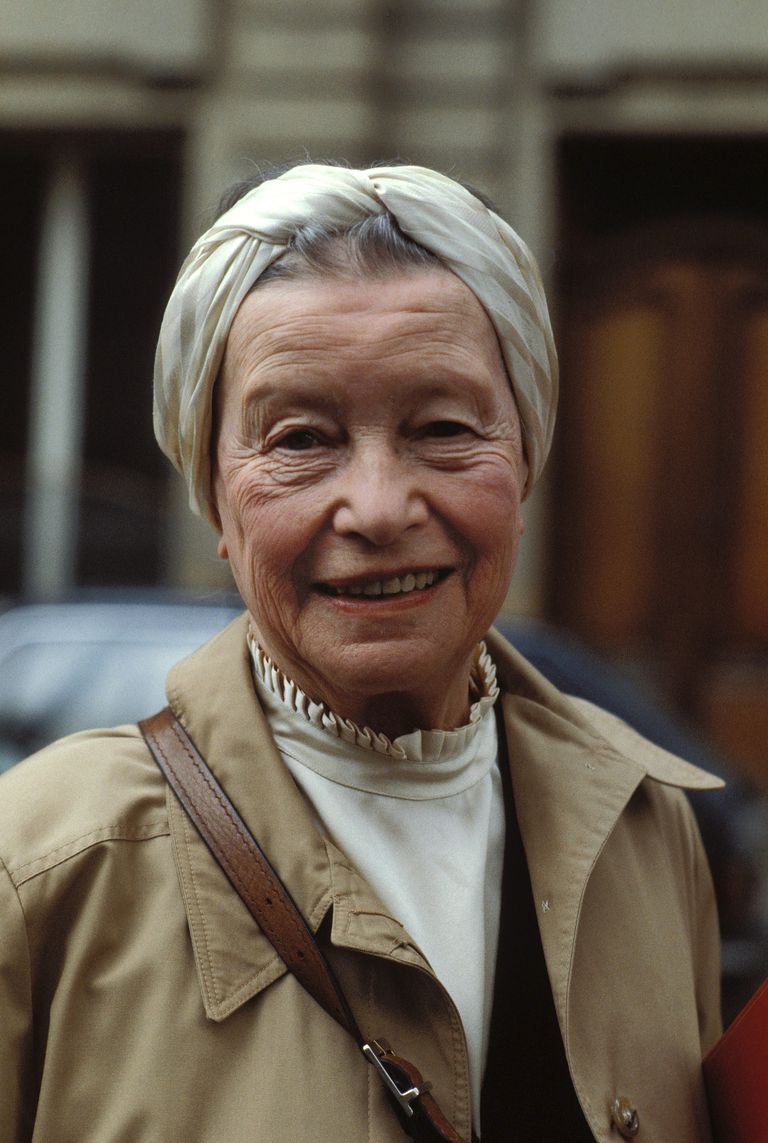 Simone De Beauvoir, Winner Of The Sonning Prize For The Year 1983 In Paris, France On April 21, 1983.
