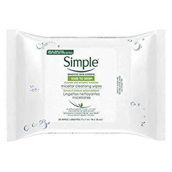 Simple make-up remover wipes