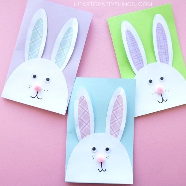 Easy Pop Up Easter Card - Paper Easter Egg & Bunny Craft - Simple Easter  Craft