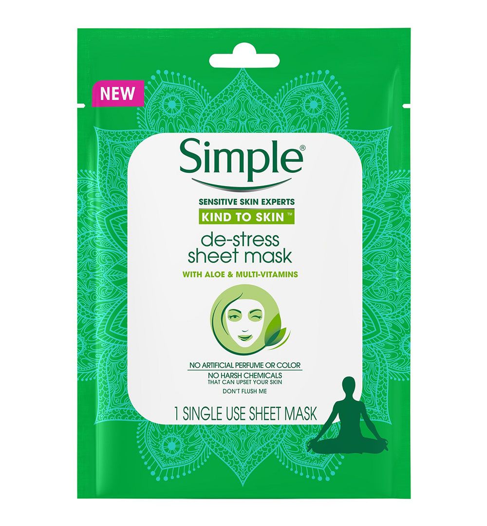 Simple Skincare De-Stress Sheet Mask