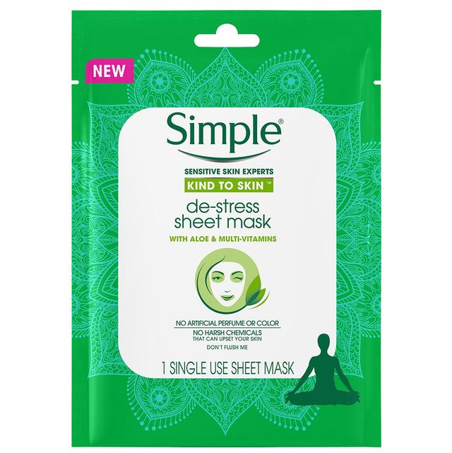 Simple Skincare De-Stress Sheet Mask