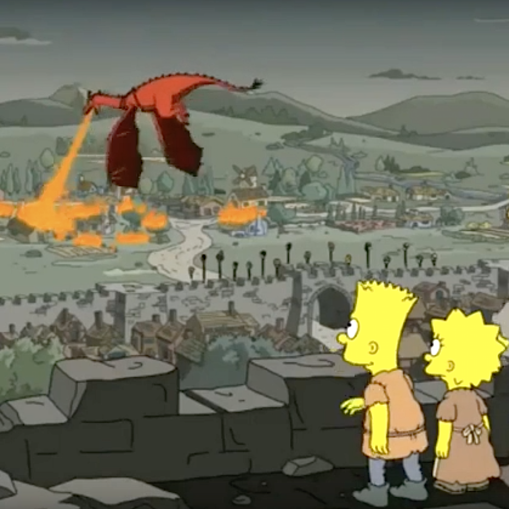 The Simpsons Game of Thrones Prediction - The Simpsons Predicted Daenerys  Episode Five Twist in 2017