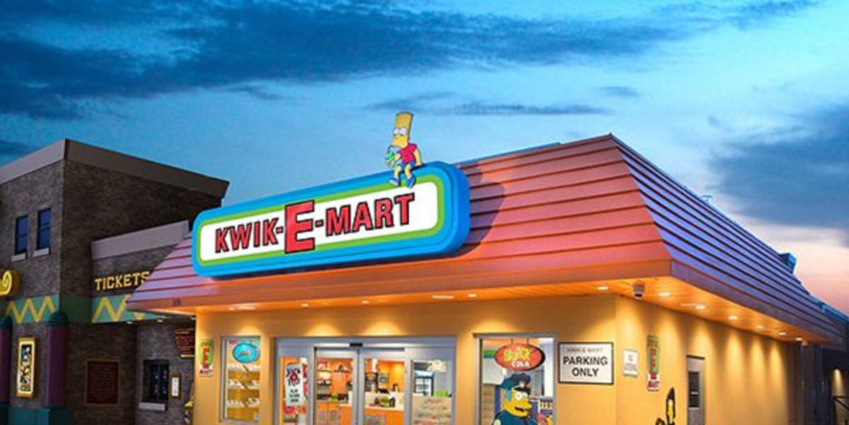 The Simpsons Kwik-E-Mart in Real Life - Buzz Cola & Squishee - The