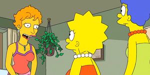 dr wendy sage in breast cancer awareness episode of the simpsons