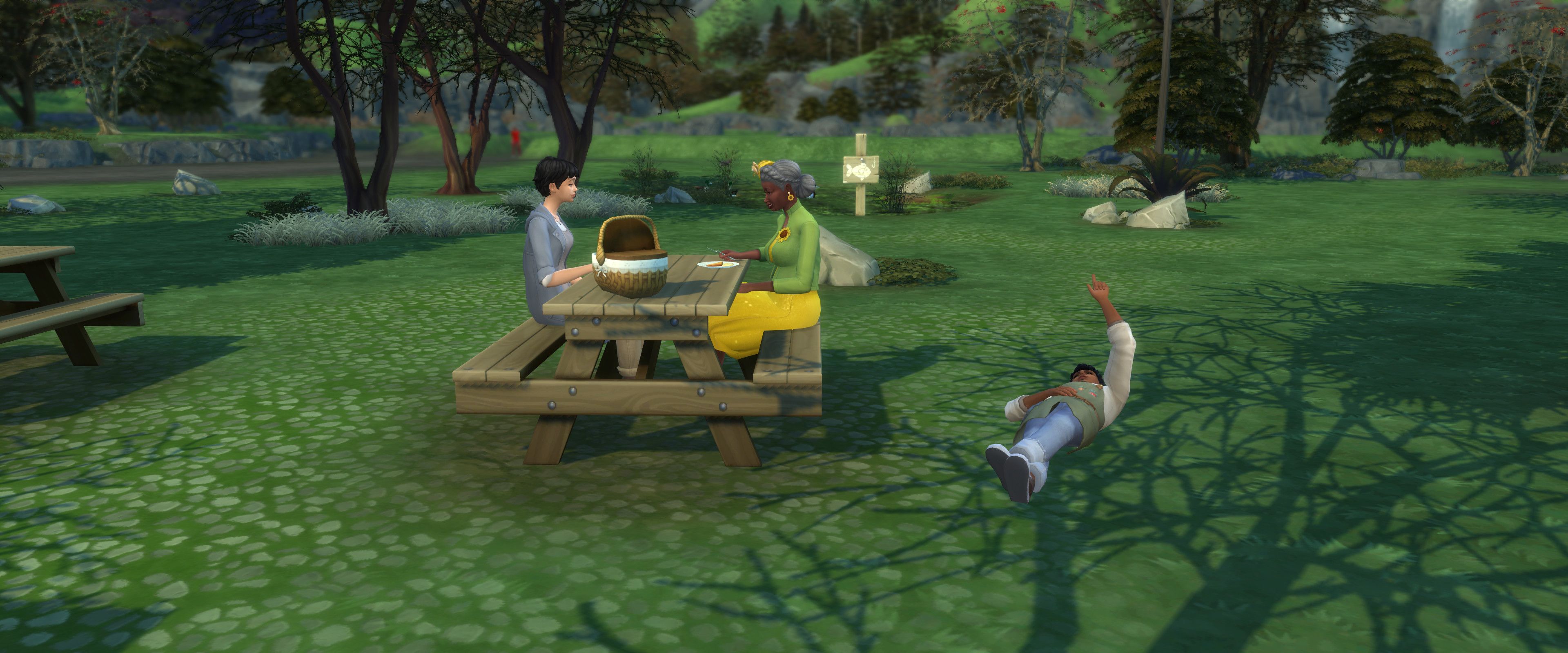 Sims 4 Cottage Living - best picnic spots