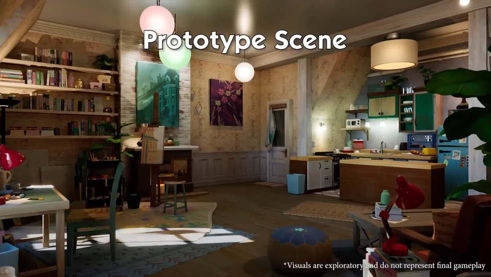 Die Sims 5-Prototyp-Szene, Beleuchtung