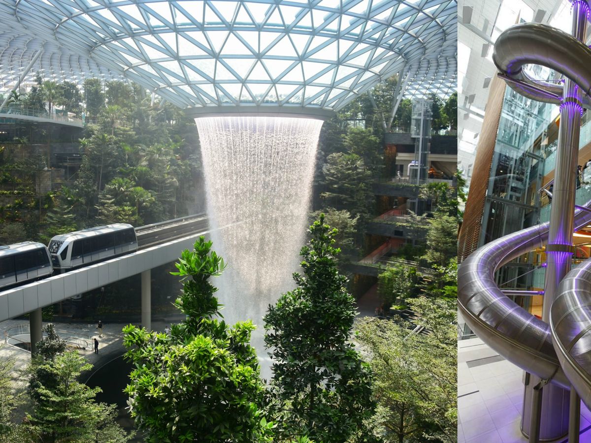At Singapore's Changi Airport, a New Jewel Shines - The New York Times