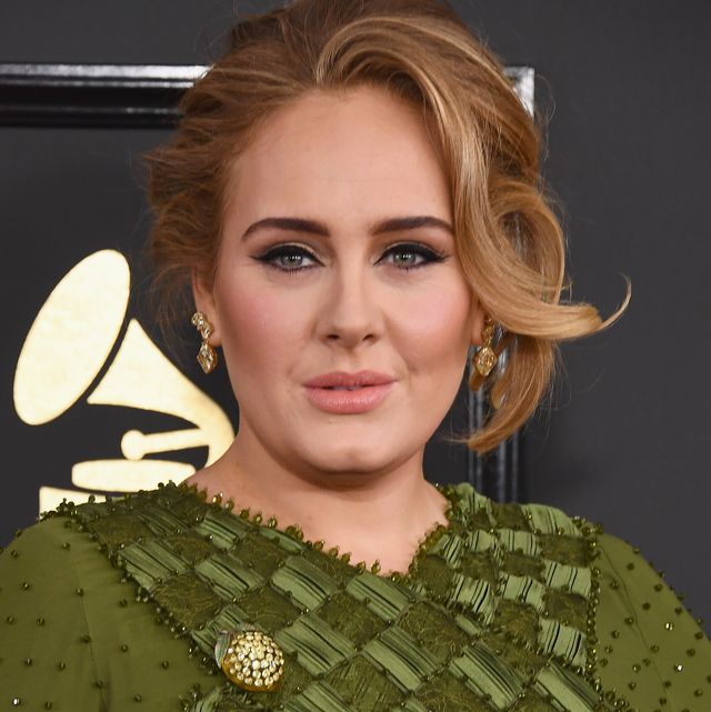 Adele at the 59th GRAMMY Awards - Arrivals